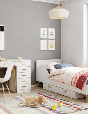 Chambre enfants nordic white